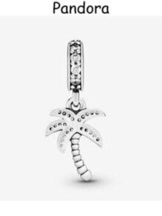 Pandora Silver Palm Tree Charm - Picture 2 of 4